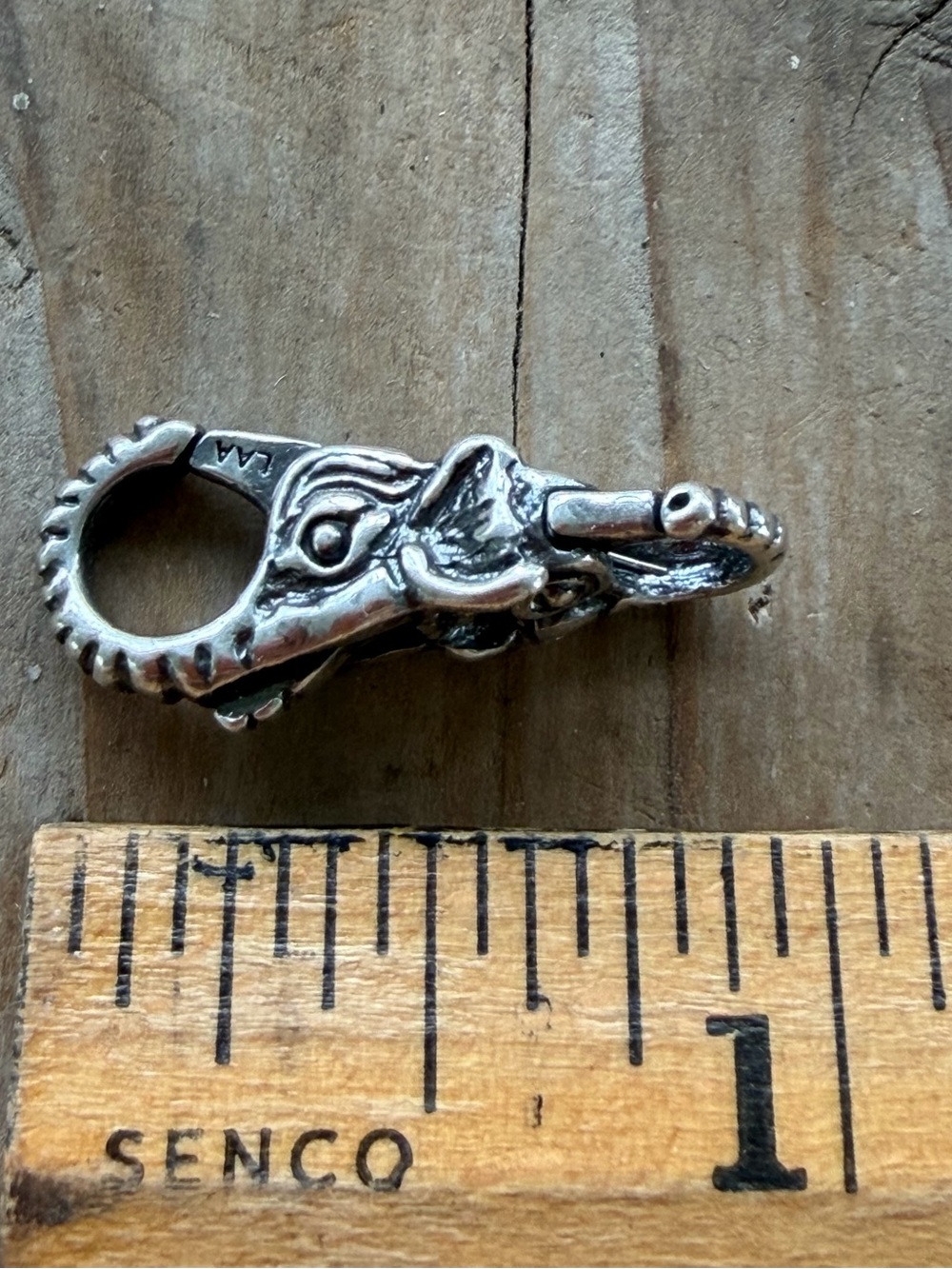 Trollbeads retired Elephant clasp LAA Sterling